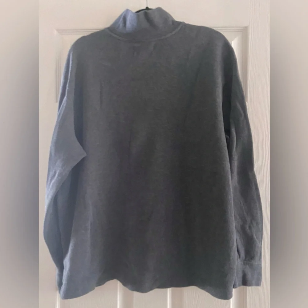 Vintage Polo Ralph Lauren Men's Size XL Full Zip Gray Sweater Long Sleeve